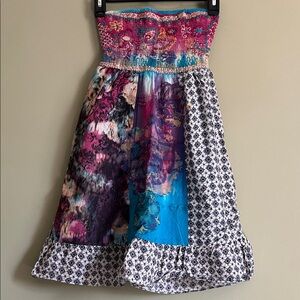 Lulumari Patchwork Bohemian Dress Size S